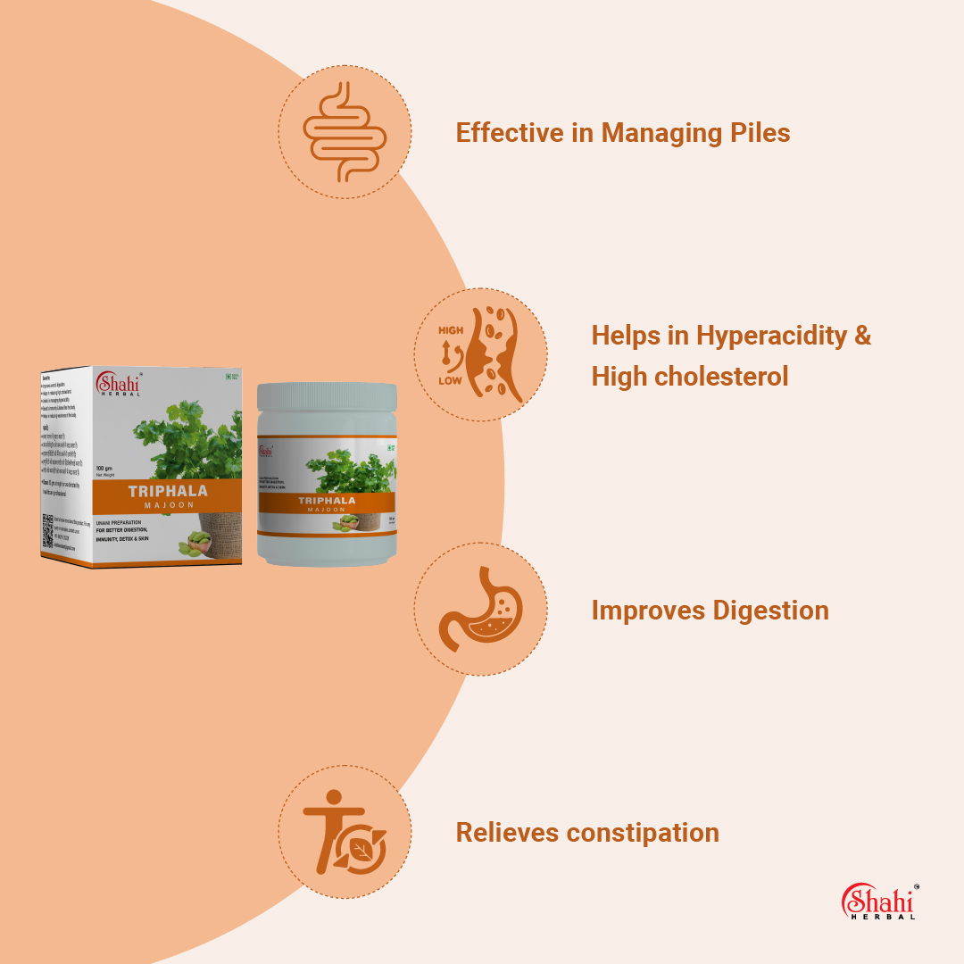 Shahi Herbal - Herbal Products - Triphala Majoon - key benefits