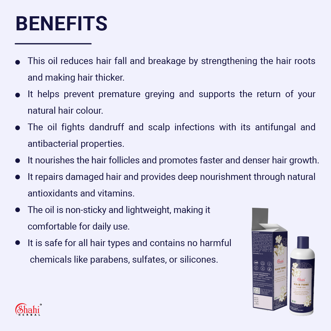 Shahi Herbal - Herbal Products - Hair Tone - benefits