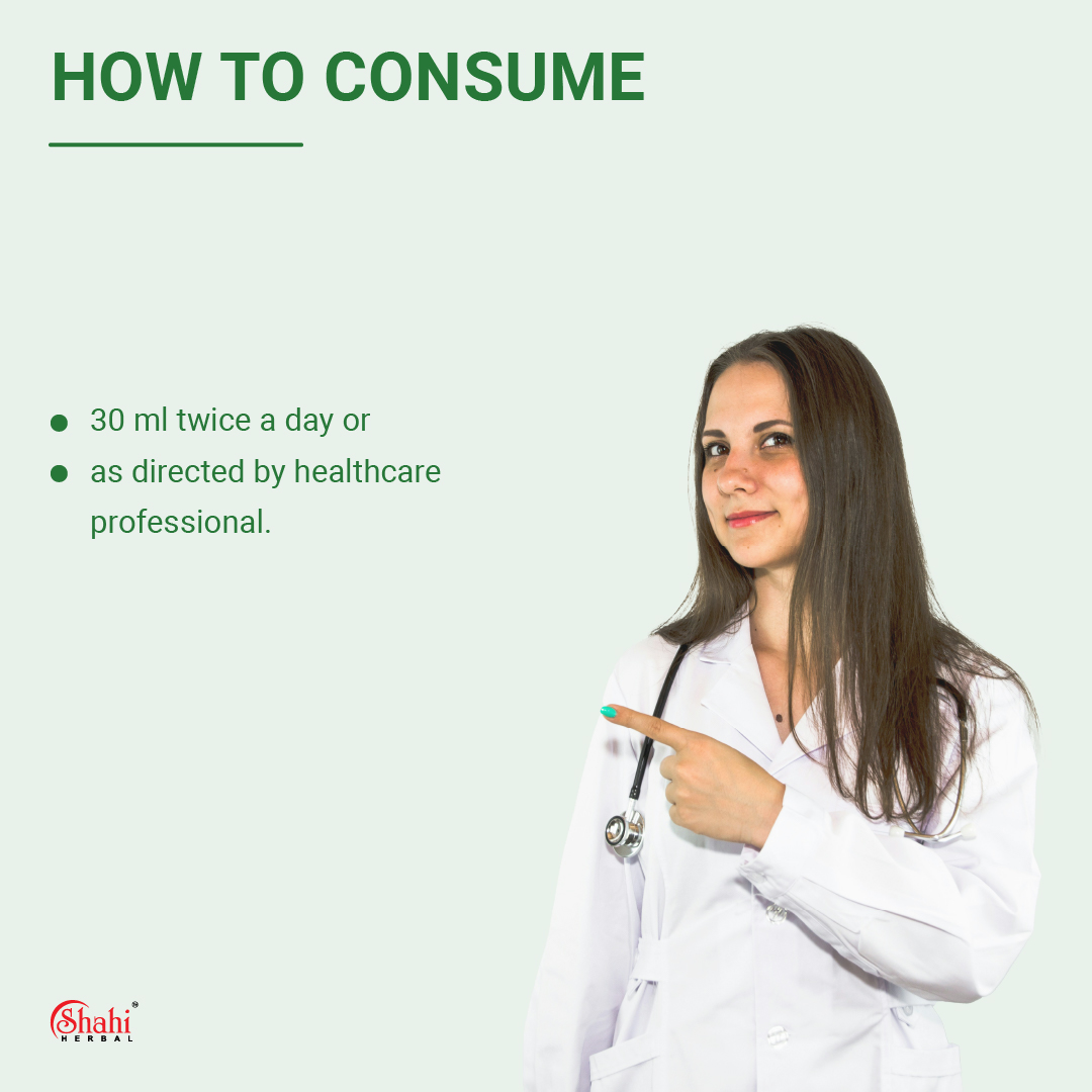 Shahi Herbal - Herbal Products - Arq Ajwain - how to consume