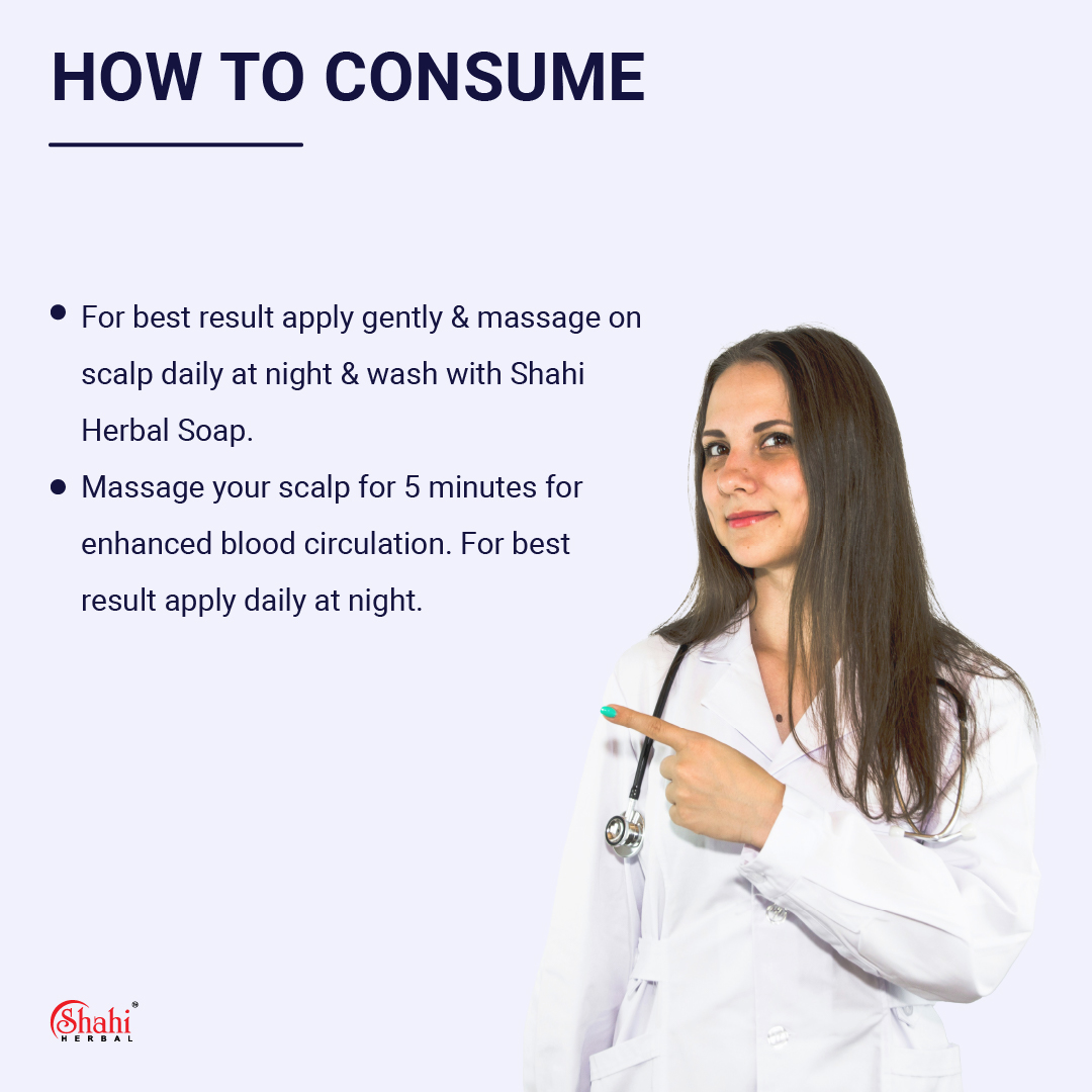 Shahi Herbal - Herbal Products - Hair Tone - how to consume