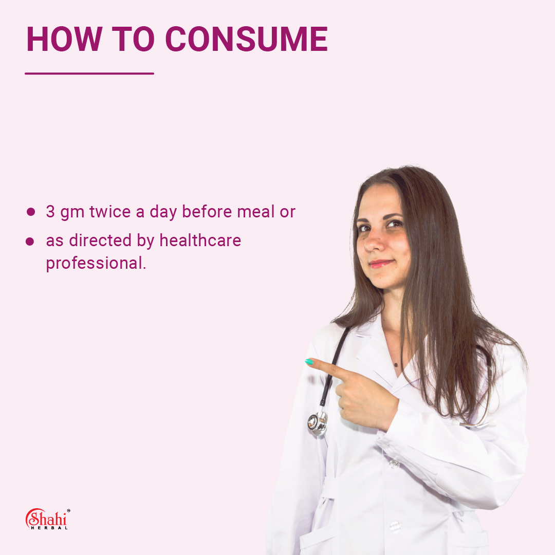 Shahi Herbal - Herbal Products - Brainio Powder - how to consume