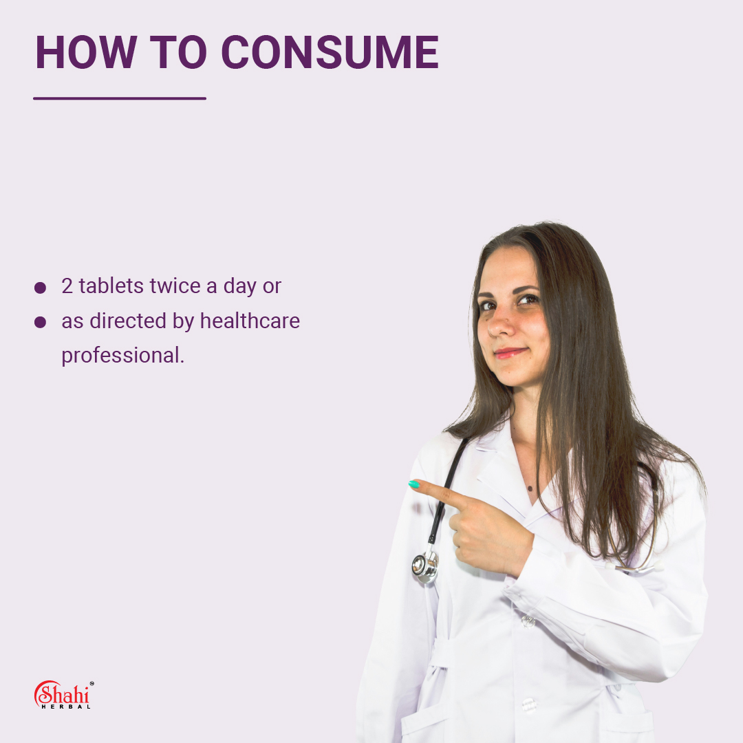 Shahi Herbal - Herbal Products - Rectoseer Tablet - how to consume