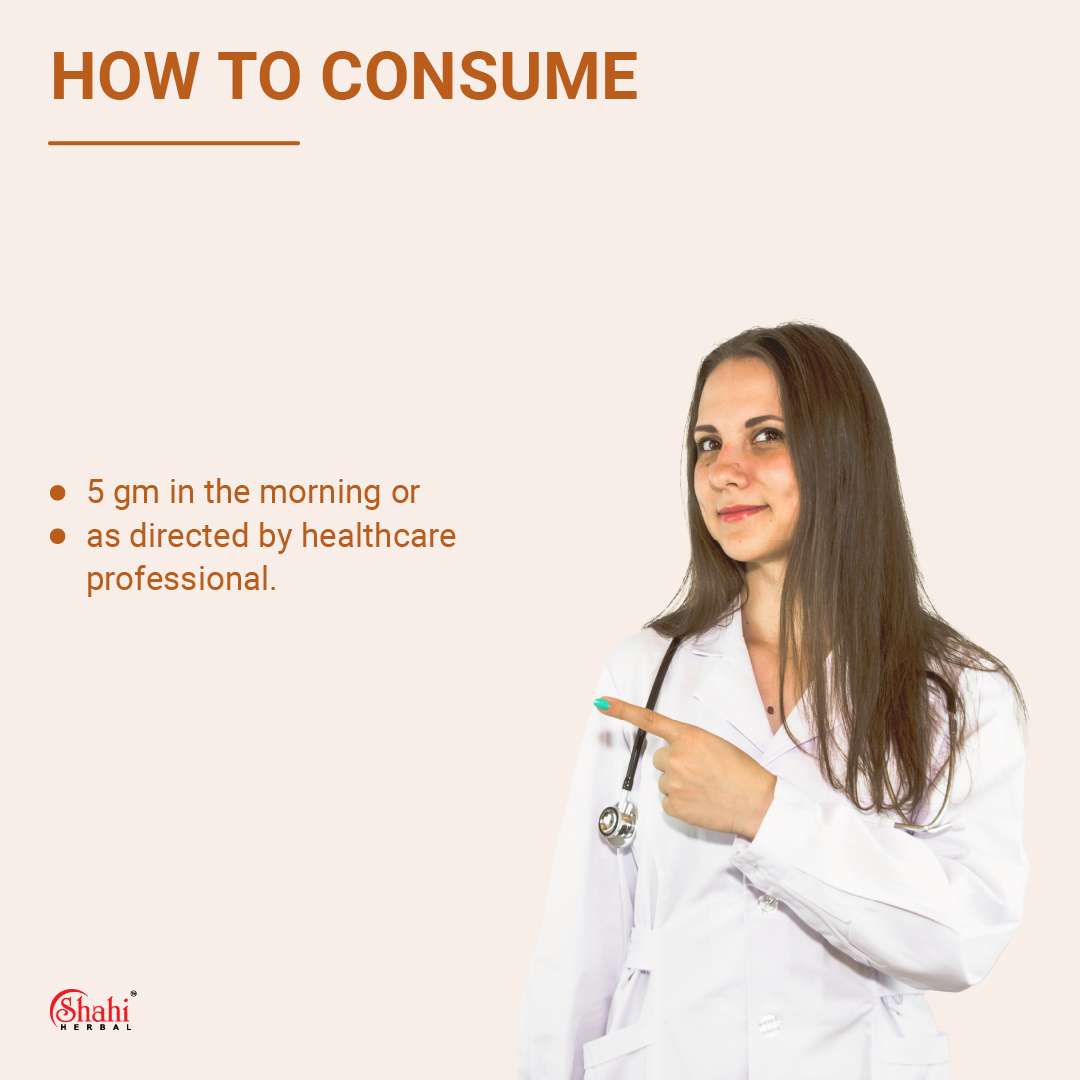 Shahi Herbal - Herbal Products - Yosha Care M - how to consume