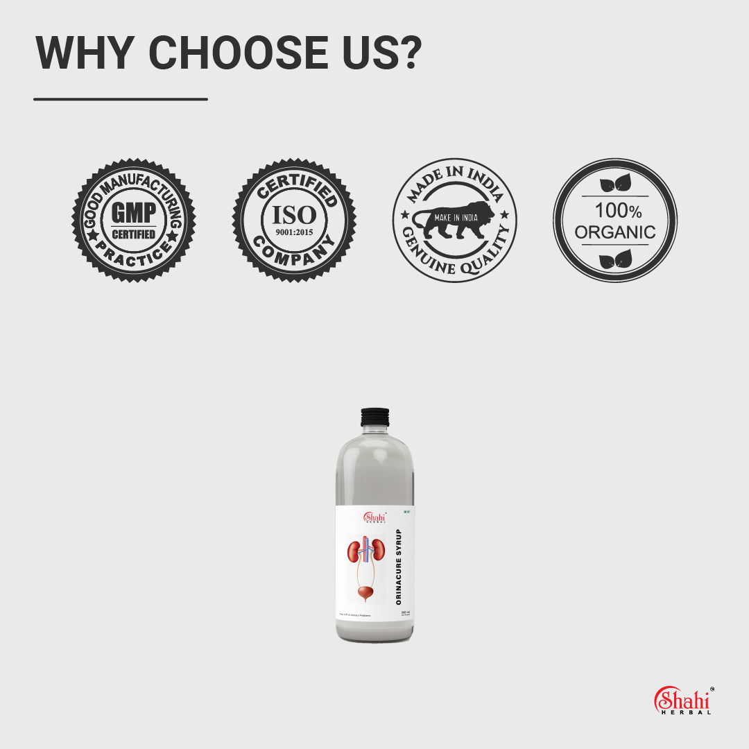 Shahi Herbal - herbal Products- Orinacure Syrup - why choose us