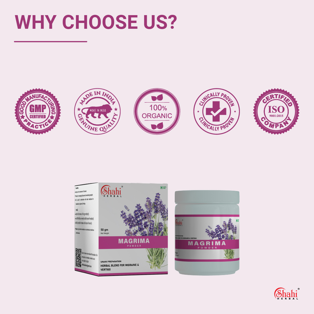 Shahi Herbal - herbal Products- Magrima Powder - why choose us