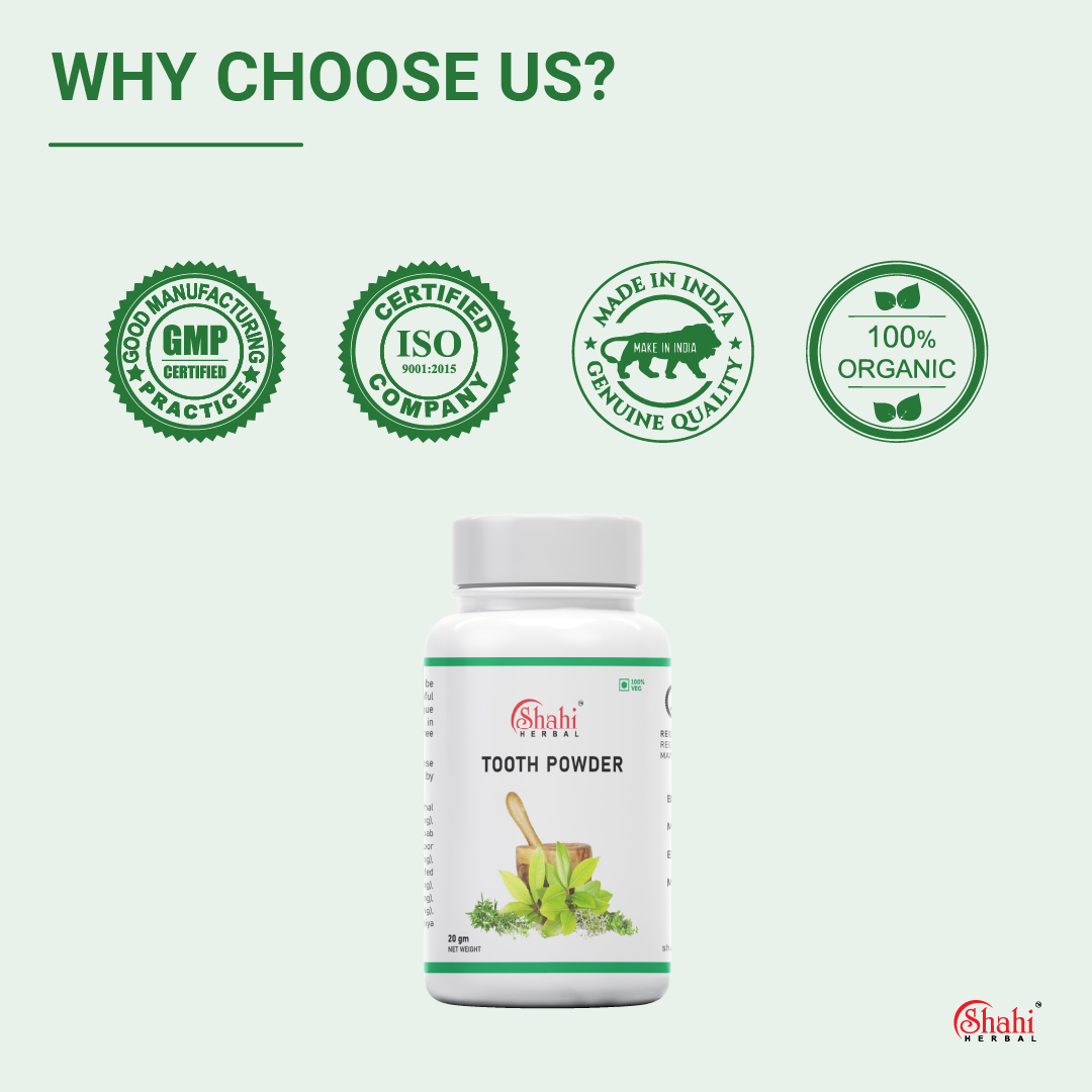 Shahi Herbal - Herbal Products - Tooth Powder - why choose us