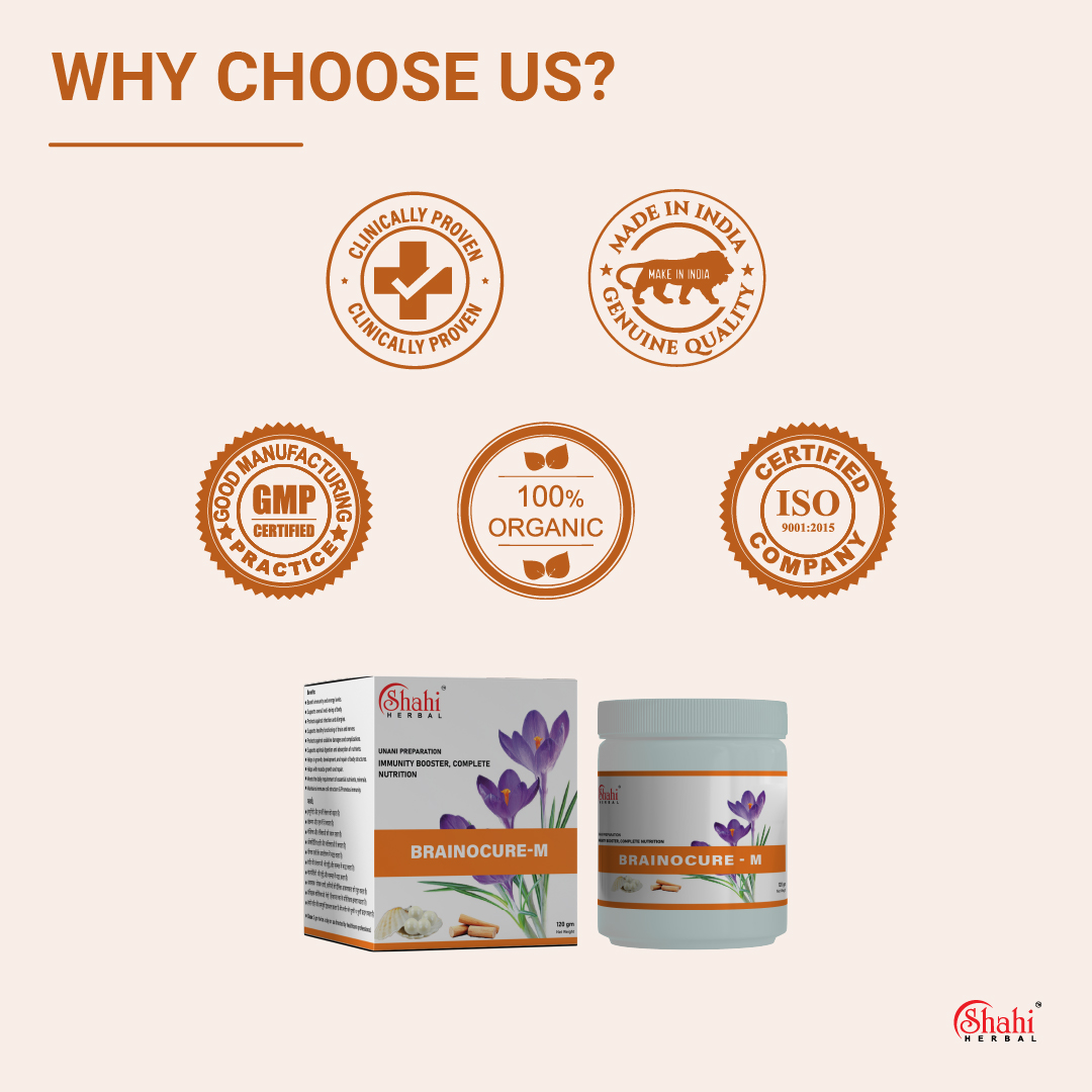 Shahi Herbal - Herbal Products - Brainocure M - why choose us
